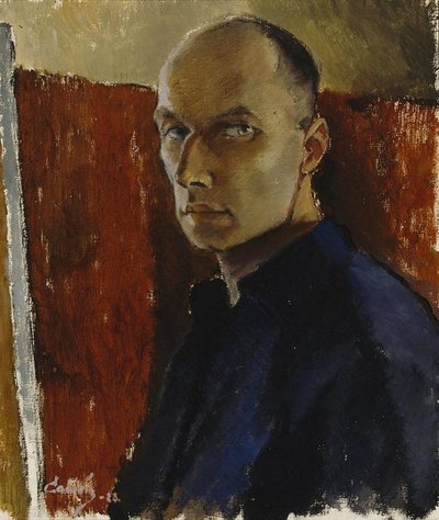 Self-portrait by Alvar Cawén